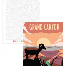 Color by Numbers: US National Parks i gruppen Hobby & Kreativitet / Bøger / Instruktionsbøger hos Pen Store (137576)