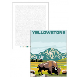 Color by Numbers: US National Parks i gruppen Hobby & Kreativitet / Bøger / Instruktionsbøger hos Pen Store (137576)