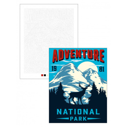Color by Numbers: US National Parks i gruppen Hobby & Kreativitet / Bøger / Instruktionsbøger hos Pen Store (137576)