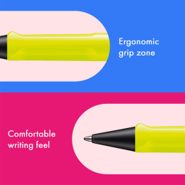 Safari Kuglepen Neon Yellow i gruppen Penne / Fine Writing / Kuglepenne hos Pen Store (137580)