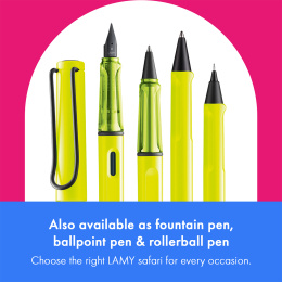 Safari Stiftblyant 0.5 Neon Yellow i gruppen Penne / Skrive / Stiftblyanter hos Pen Store (137582)