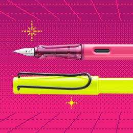Safari Fyldepen Neon Pink i gruppen Penne / Fine Writing / Fyldepenne hos Pen Store (137583_r)