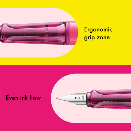 Safari Fyldepen Neon Pink i gruppen Penne / Fine Writing / Fyldepenne hos Pen Store (137583_r)