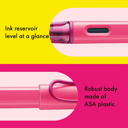 Safari Fyldepen Neon Pink i gruppen Penne / Fine Writing / Fyldepenne hos Pen Store (137583_r)