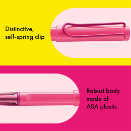 Safari Rollerball Neon Pink i gruppen Penne / Fine Writing / Rollerballpenne hos Pen Store (137587)