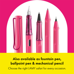 Safari Rollerball Neon Pink i gruppen Penne / Fine Writing / Rollerballpenne hos Pen Store (137587)