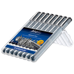 Pigment Liner sæt 8 stk i gruppen Penne / Kunstnerpenne / Fineliners hos Pen Store (137608)