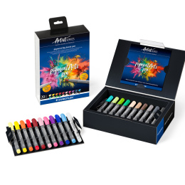 Pigment Arts Big Brush Pen 20-sæt + i gruppen Penne / Kunstnerpenne / Penselpenne hos Pen Store (137631)