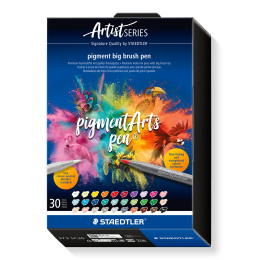 Pigment Arts Big Brush Pen 30-sæt + i gruppen Penne / Kunstnerpenne / Penselpenne hos Pen Store (137632)
