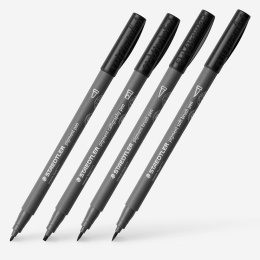 Pigment Arts Intense Black 4-sæt i gruppen Penne / Kunstnerpenne / Tusser hos Pen Store (137634)