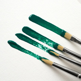 Syntetiske pensler Universal 4-sæt i gruppen Kunstnerartikler / Pensler / Akrylpensler hos Pen Store (137637)