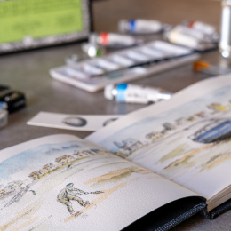 Art Journal Akvarel CP 21x14 cm i gruppen Papir & Blokke / Kunstnerblokke / Skitsebøger hos Pen Store (137647)