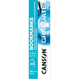 Graduate Watercolour Bookmarks 20-pak i gruppen Papir & Blokke / Kunstnerblokke / Akvarelblokke hos Pen Store (137656)
