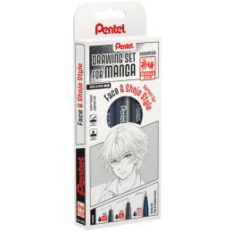 Drawing Set Manga Face & Shojo i gruppen Penne / Kunstnerpenne / Fineliners hos Pen Store (137666)