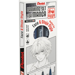 Drawing Set Manga Face & Shojo i gruppen Penne / Kunstnerpenne / Fineliners hos Pen Store (137666)