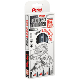 Drawing Set Manga Action & Shonen i gruppen Penne / Kunstnerpenne / Fineliners hos Pen Store (137667)