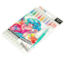 Brush Sign Pen Twin Expressive Set Manga i gruppen Penne / Kunstnerpenne / Penselpenne hos Pen Store (137669)