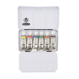 Horadam Aquarel Tube 5 ml 6-sæt i gruppen Kunstnerartikler / Kunstnerfarver / Akvarelmaling / Akvarelfarve i tube hos Pen Store (137786)