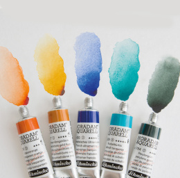Horadam Aquarell Tub Wooden Box 12x20 ml i gruppen Kunstnerartikler / Kunstnerfarver / Akvarelmaling / Akvarelfarve i tube hos Pen Store (137790)