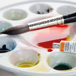 Horadam Aquarell Wood 20 ml 12-set i gruppen Kunstnerartikler / Kunstnerfarver / Akvarelmaling / Akvarelfarve i tube hos Pen Store (137790)
