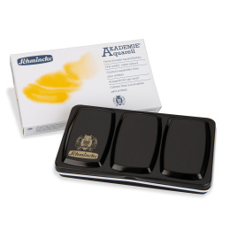 Akademie Aquarell Half Pans 12-sæt i gruppen Kunstnerartikler / Kunstnerfarver / Akvarelmaling / Akvarelfarve i kop hos Pen Store (137800)