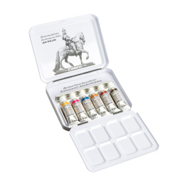 Akademie Aquarell Half Pans 6x5 ml i gruppen Kunstnerartikler / Kunstnerfarver / Akvarelmaling / Akvarelfarve i kop hos Pen Store (137809)