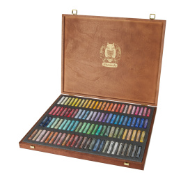 Soft Pastel Wooden Box 100-sæt i gruppen Kunstnerartikler / Kridt og blyanter / Pastelkridt hos Pen Store (137811)