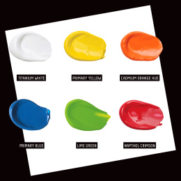Akrylmaling Basics Creator's Set 6x22 ml i gruppen Kunstnerartikler / Kunstnerfarver / Akrylmaling hos Pen Store (137828)
