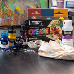 Akrylblæk Professional Staining Set 3 x 30 ml i gruppen Kunstnerartikler / Kunstnerfarver / Akrylmaling hos Pen Store (137829)