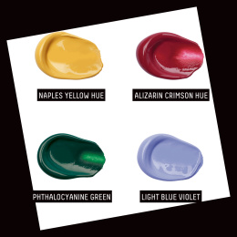 Akrylmaling Basics Gem Theory Set 4 x 118 ml i gruppen Kunstnerartikler / Kunstnerfarver / Akrylmaling hos Pen Store (137832)
