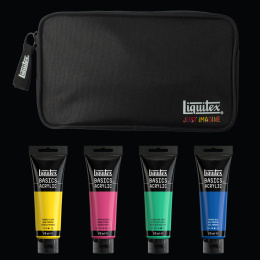 Akrylmaling Basics Illuminated Brights Set 4 x 118 ml i gruppen Kunstnerartikler / Kunstnerfarver / Akrylmaling hos Pen Store (137833)