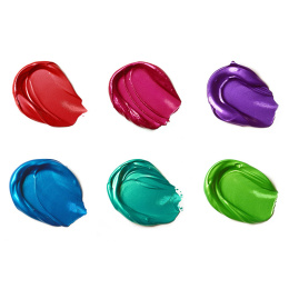 Akrylmaling Basics Metallic Set 6x22 ml i gruppen Kunstnerartikler / Kunstnerfarver / Akrylmaling hos Pen Store (137836)