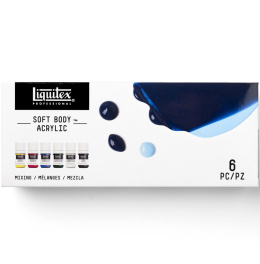Akrylmaling Soft Body Mixing Set 6x22 ml i gruppen Kunstnerartikler / Kunstnerfarver / Akrylmaling hos Pen Store (137837)