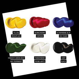 Akrylmaling Soft Body Mixing Set 6x22 ml i gruppen Kunstnerartikler / Kunstnerfarver / Akrylmaling hos Pen Store (137837)