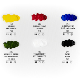 Akrylmaling Soft Body Mixing Set 6x22 ml i gruppen Kunstnerartikler / Kunstnerfarver / Akrylmaling hos Pen Store (137837)
