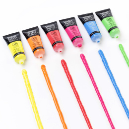 Akrylmaling Fluorescent Set Tubes 6x22 ml i gruppen Kunstnerartikler / Kunstnerfarver / Akrylmaling hos Pen Store (137839)
