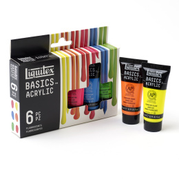 Akrylmaling Fluorescent Set Tubes 6x22 ml i gruppen Kunstnerartikler / Kunstnerfarver / Akrylmaling hos Pen Store (137839)