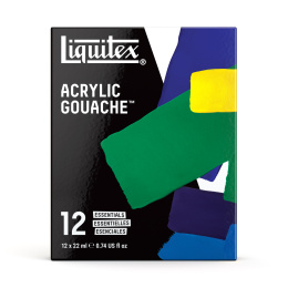 Gouachemaling Essentials Set 12x22 ml i gruppen Kunstnerartikler / Kunstnerfarver / Gouache hos Pen Store (137841)