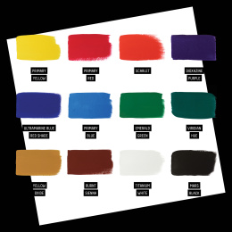 Gouachemaling Essentials Set 12x22 ml i gruppen Kunstnerartikler / Kunstnerfarver / Gouache hos Pen Store (137841)