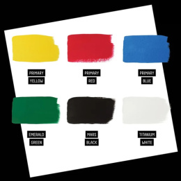 Gouachemaling Primaries Set 6x59 ml i gruppen Kunstnerartikler / Kunstnerfarver / Gouache hos Pen Store (137843)