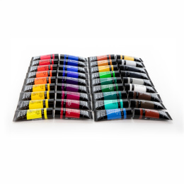Akrylmaling Basics Set 36x22 ml i gruppen Kunstnerartikler / Kunstnerfarver / Akrylmaling hos Pen Store (137848)