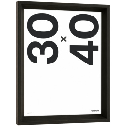 Træramme Espresso 30x40 cm i gruppen Hobby & Kreativitet / Organisere / Rammer / Brune rammer hos Pen Store (137896)