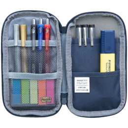 Penalhus Smart-fit Compact Navy i gruppen Penne / Pentilbehør / Penalhus og etui hos Pen Store (137914)