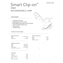 Smart Clip-on Sky Blue i gruppen Hobby & Kreativitet / Hobbytilbehør / Belysning hos Pen Store (137932)