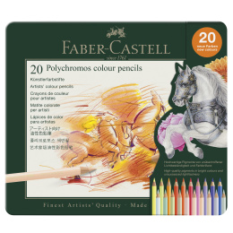 Farveblyanter Polychromos sæt 20 stk  i gruppen Penne / Kunstnerpenne / Farveblyanter  hos Pen Store (137960)