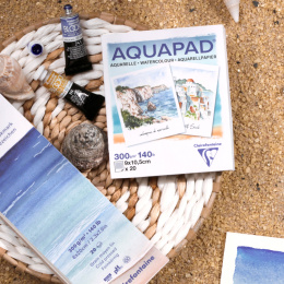 Aquapad akvarelblok 9x10,5 cm i gruppen Papir & Blokke / Kunstnerblokke / Akvarelblokke hos Pen Store (137970)