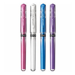 Signo Broad Um-153 Gel 4-sæt No2 i gruppen Penne / Skrive / Gelpenne hos Pen Store (137978)