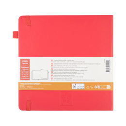 Notebook 20x20 cm Hard Cover Plum Blossom Dotted i gruppen Papir & Blokke / Skriv og noter / Notesbøger hos Pen Store (137990)