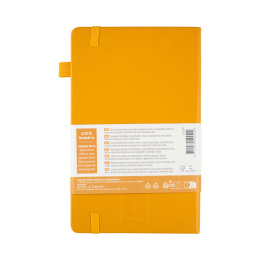 Notebook 13x21 cm Hard Cover Japanese Kerria Dotted i gruppen Papir & Blokke / Skriv og noter / Notesbøger hos Pen Store (137991)
