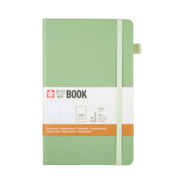 Notebook 13x21 cm Hard Cover Pale Patina Dotted i gruppen Papir & Blokke / Skriv og noter / Notesbøger hos Pen Store (137992)